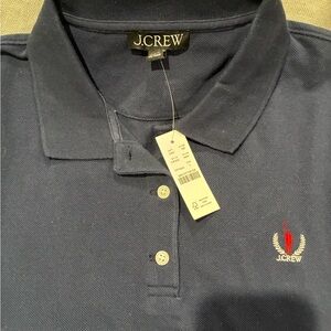 J. Crew Dark Blue Polo Shirt for Men